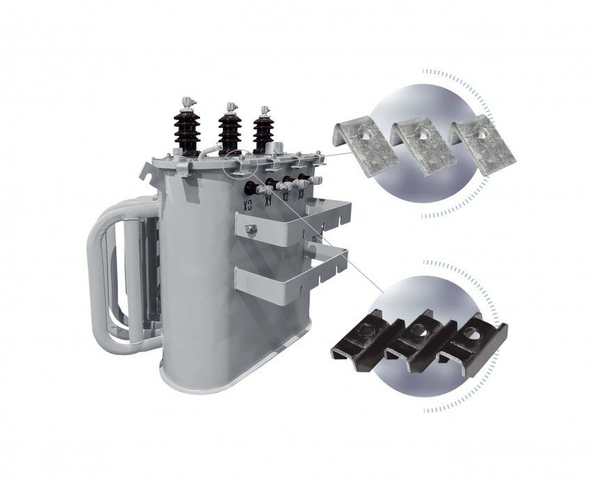 Kit fixa��o (Garra + Sapata) - P/ transformador distribui��o