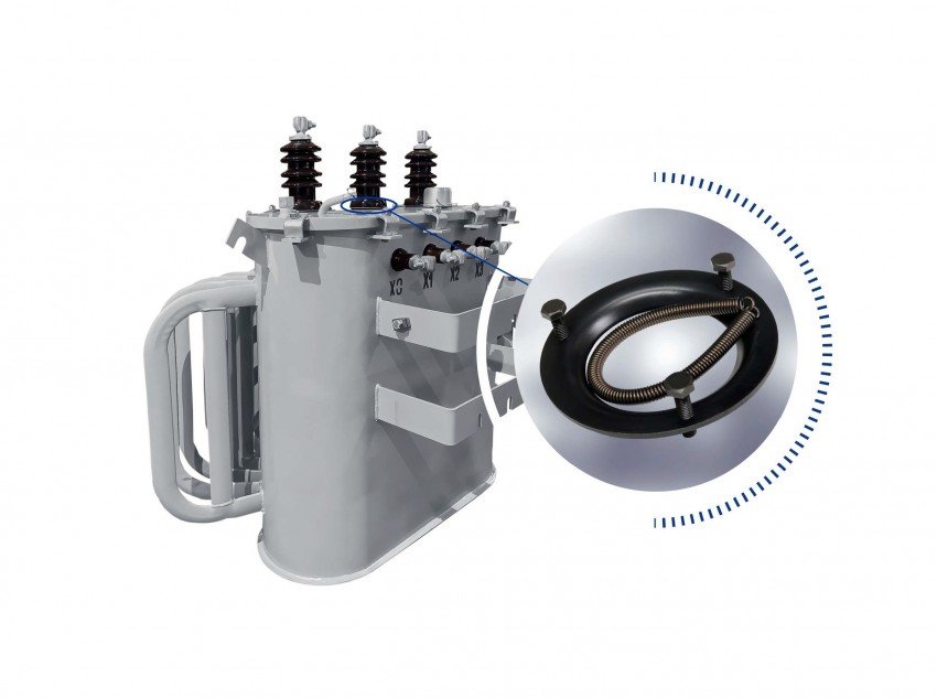 Kit Flange Isolador AT - P/ transformador distribui��o