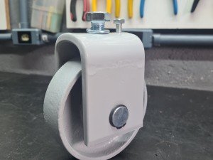 Rodas para Transformadores - Roda Ø125mm Cinza N6.5